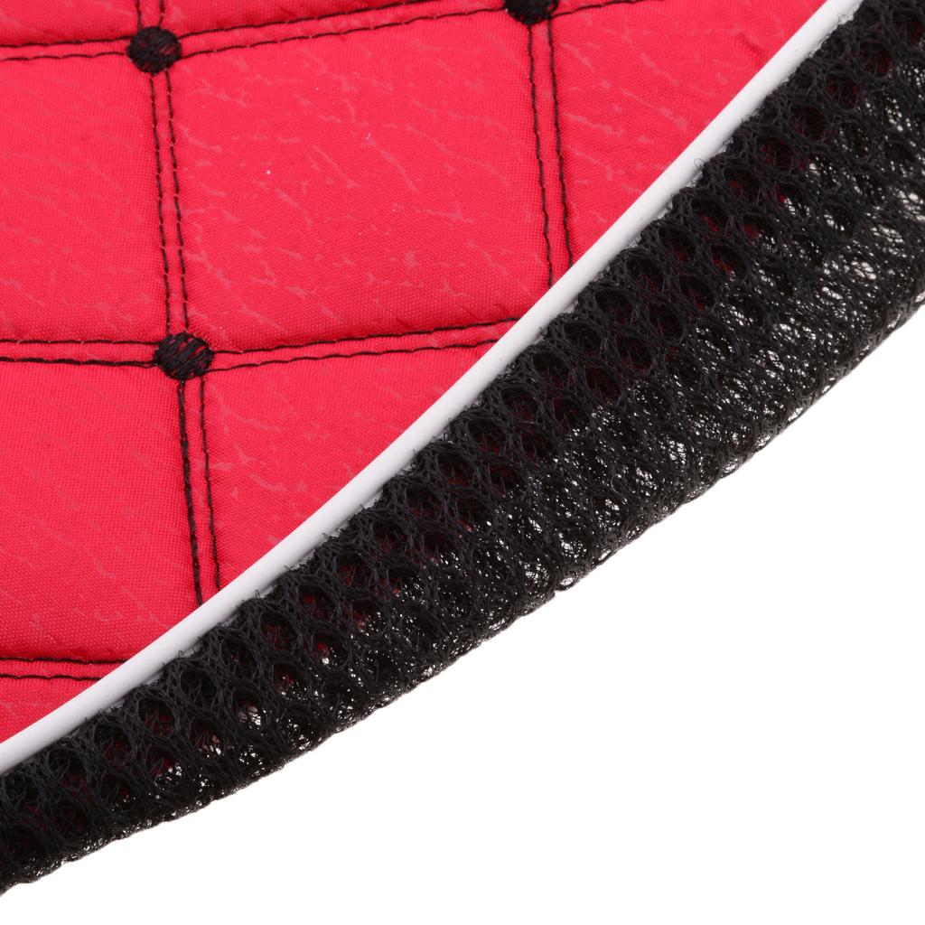 Red Motorcycle Electric Car Scooter Breathable Seat Cushion Protector Cover
