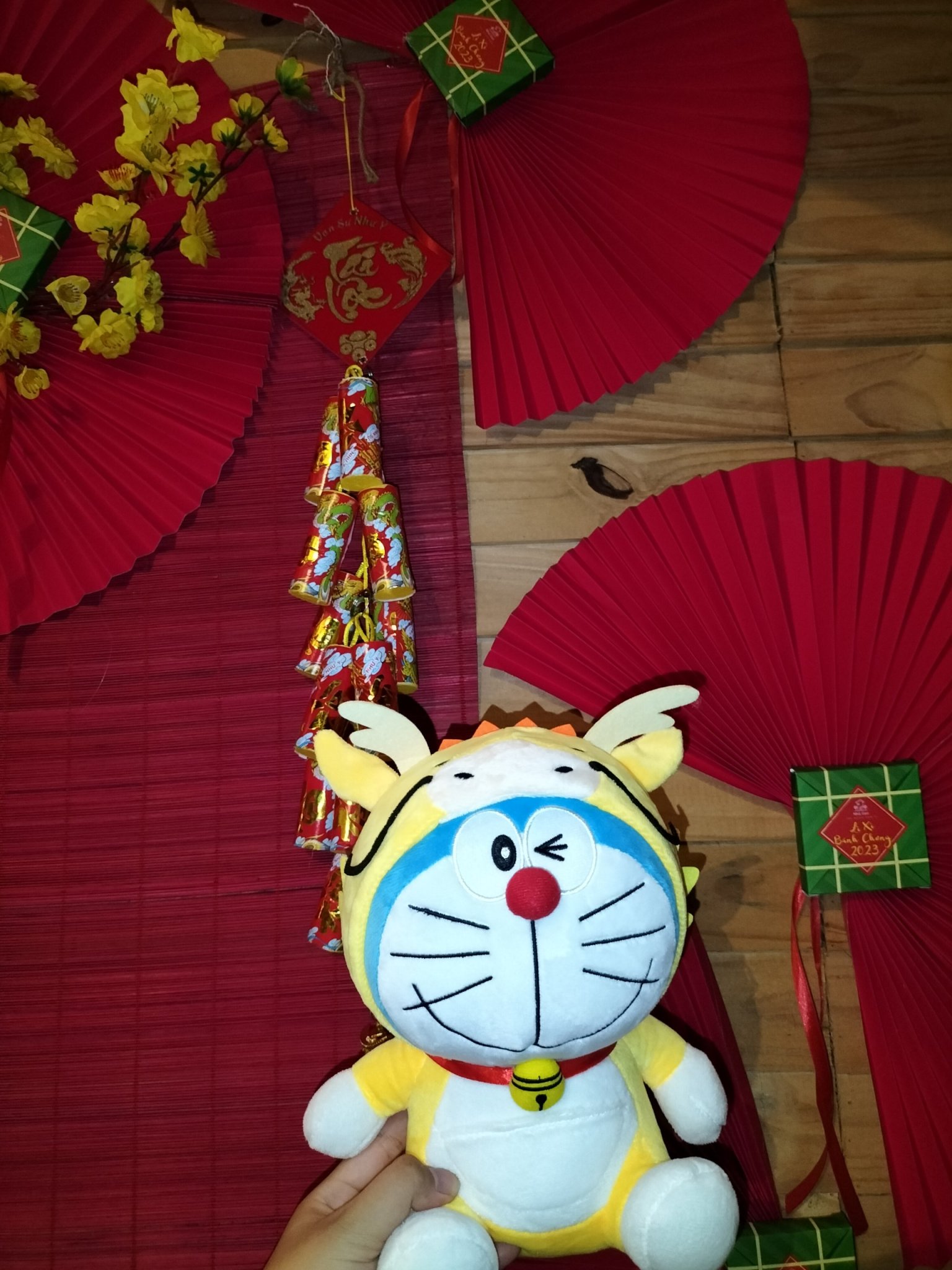 Gấu Bông Doraemon Giáp Thìn 2024, Gấu Bông Chính Hãng, Gấu bông Cao Cấp, Quà Tặng cho người thân, Quà Tặng Tết cao cấp cho bé - Sản phẩm chính hãng, Phân phối bởi Teenbox
