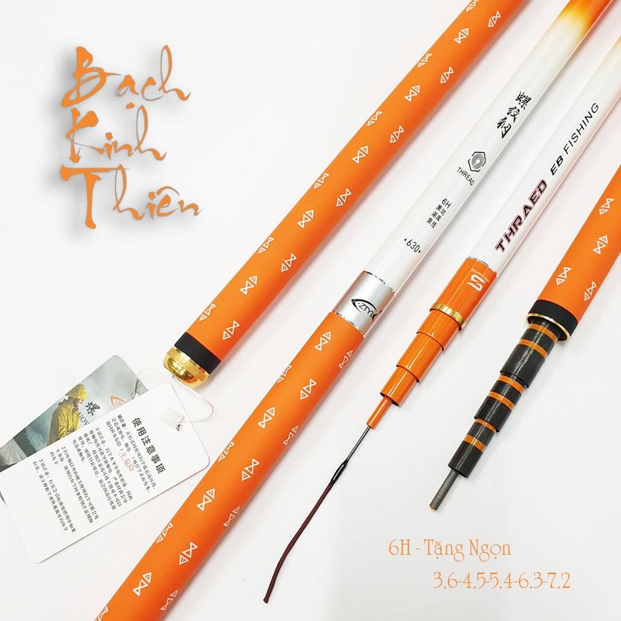 Cần câu tay cao cấp Bạch Kinh Thiên 6H siêu nhẹ carbon 8 lớp câu cá lớn CD16