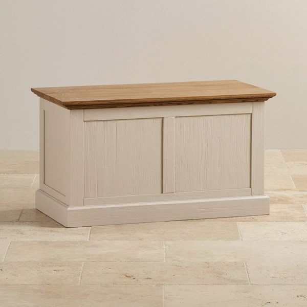 Rương Seychelles Gỗ Sồi Ibie BSW0SEYO - Trắng (95 x 50 cm)