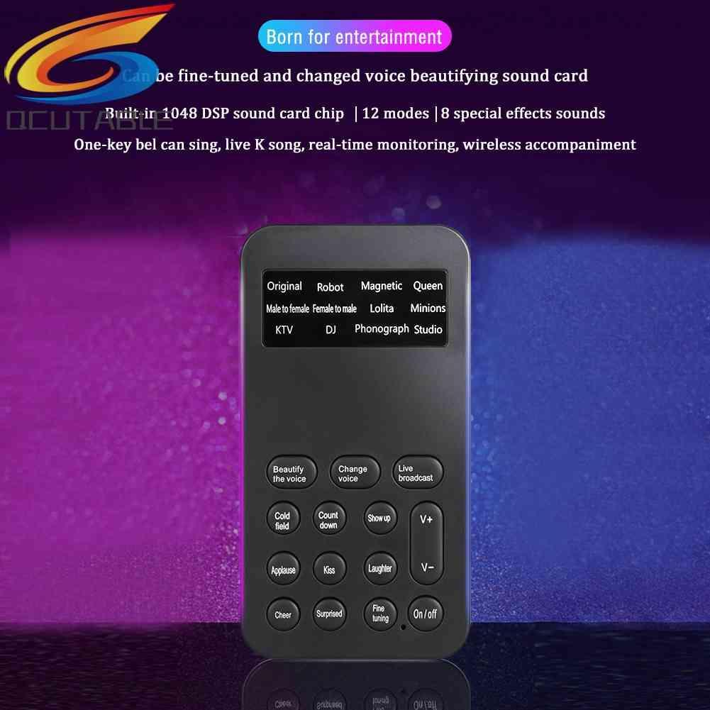 Bộ Loa Không Dây Mini Hỗ Trợ Live Changer Sound Card