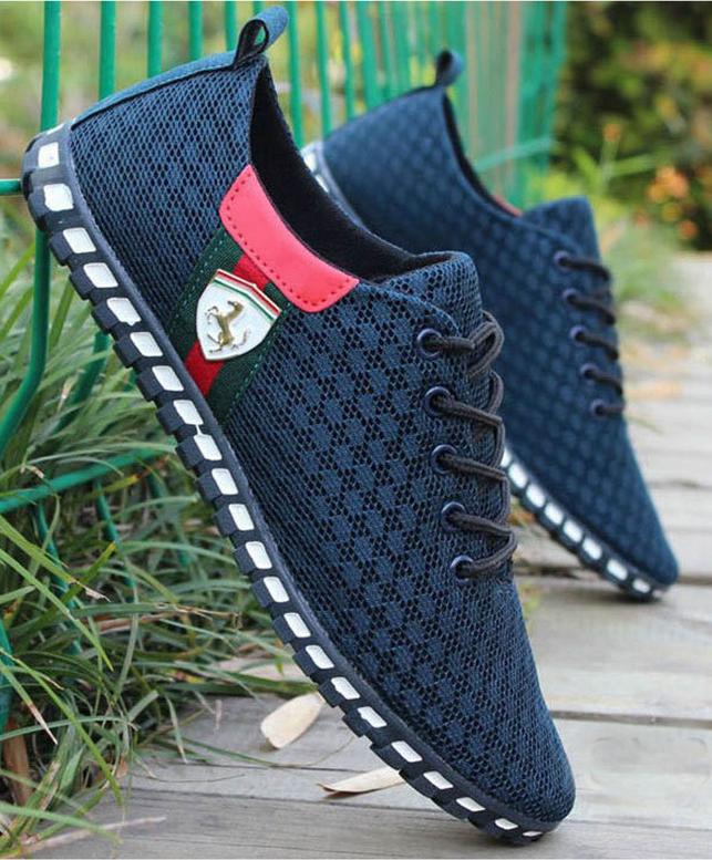 Giày Sneaker Nam Cá Tính Màu Đen - SV30