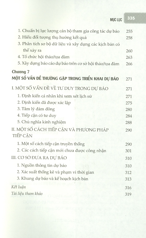 Dự Báo Và Khoa Học Dự Báo (Sách chuyên khảo)