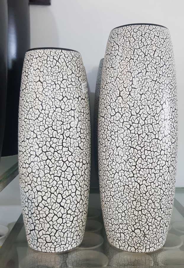 Lọ cắm hoa men rạn nứt decor - bình cắm hoa đơn giản mà đẹp gốm sứ bát tràng