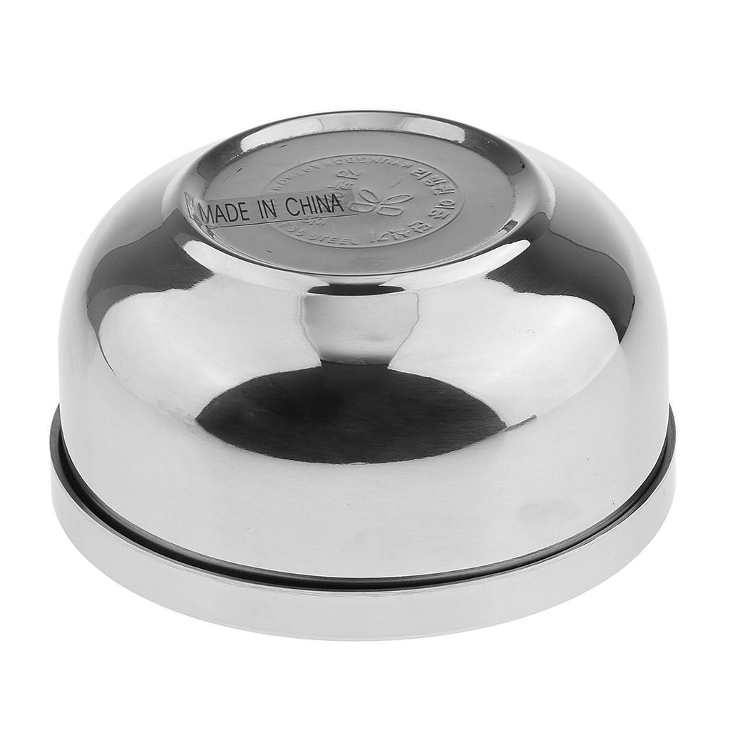 Dustproof Stainless Steel Men's Shaving Brush Mug Bowl Beard Shave Cup With Mirror Lid