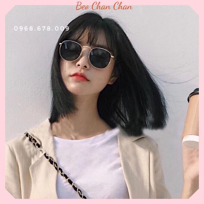 Kính râm kính mát nam nữ form tròn hottrend tiktok
