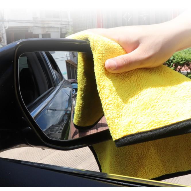 Khăn lau đa năng 2 Mặt Siêu Thấm Cực Dày Không Đổ Lông Chuyên Dụng Cho Xe Hơi- Hoàng Đông shop