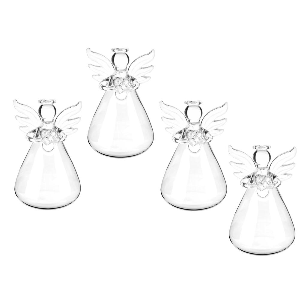 Phép Lạ Chiếu 4 Chi Tiết Thủy Tinh Lọ Hoa Thủy Canh Thực Vật Bình Bottl Hộp Đựng Nhà Thiên Thần