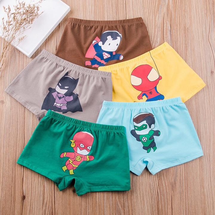 COMBO 5 QUẦN SỊP BOXER COTTON CAO CẤP