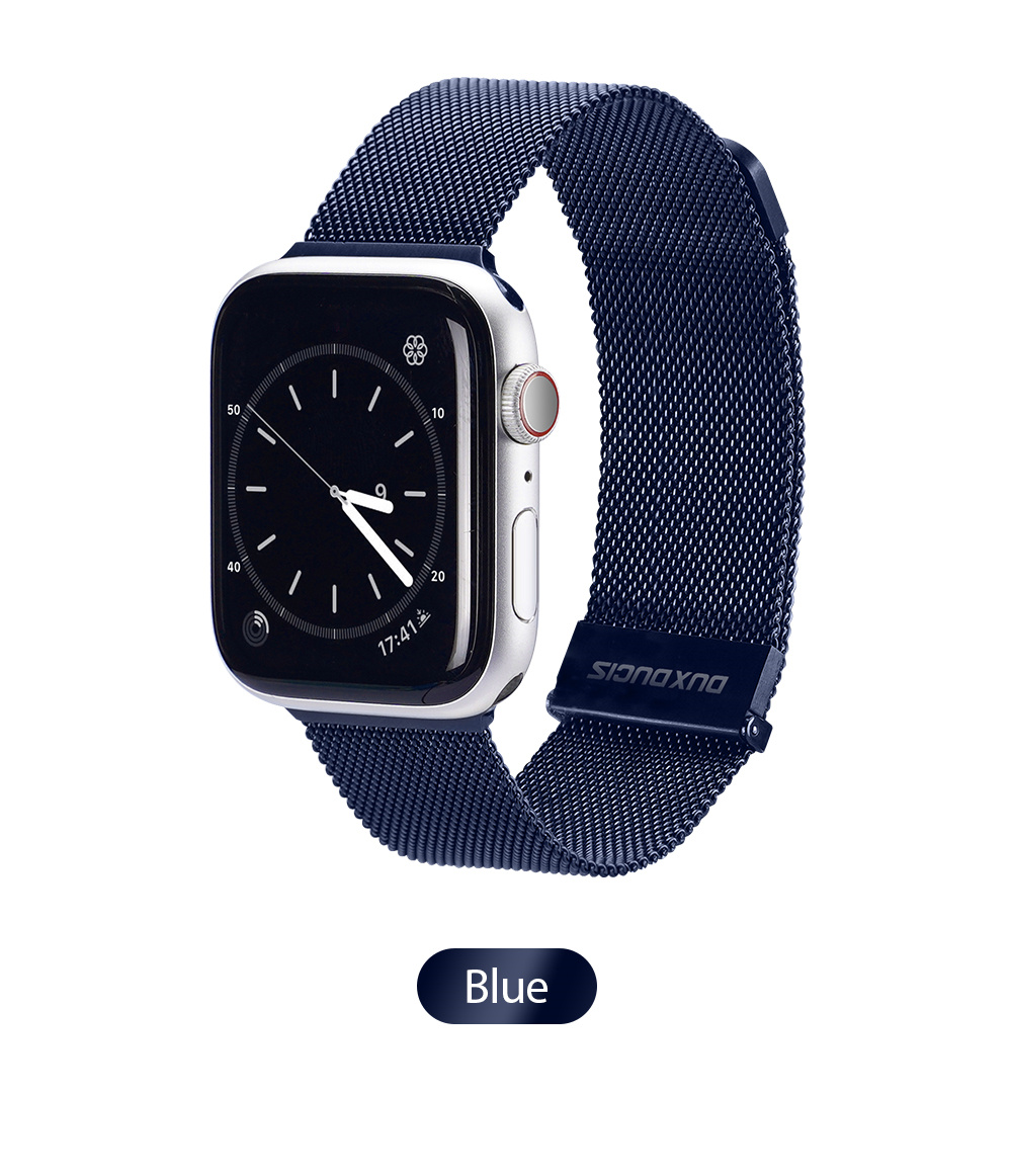 Dây Đồng Hồ Thép Lưới Dux Ducis Milanese Series Dành Cho Apple Watch Seri 1-10/ SE/ Apple Watch Ultra_ Hàng chính hãng