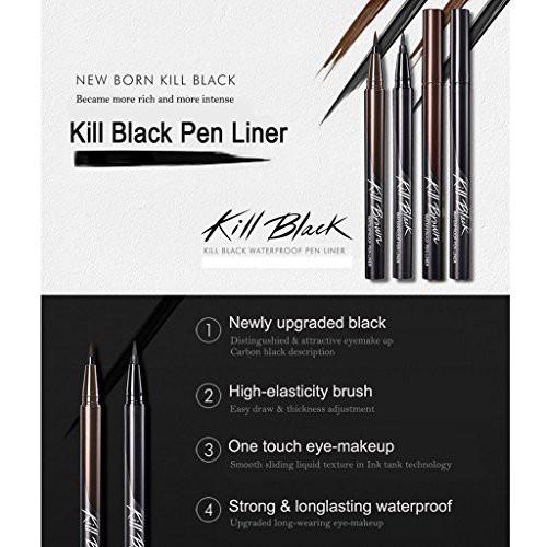 Viền Mắt Clio Waterproof Pen Liner Kill Black Original (H&amp;B) 0.55ml