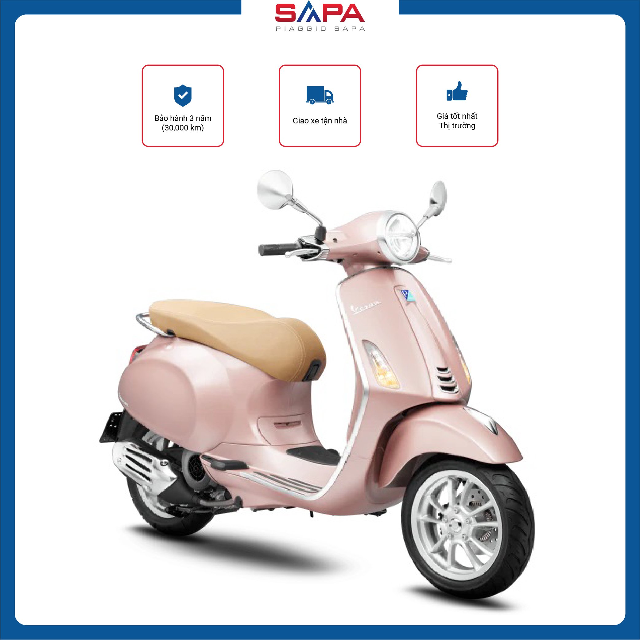 Vespa Primavera Rosa Pink