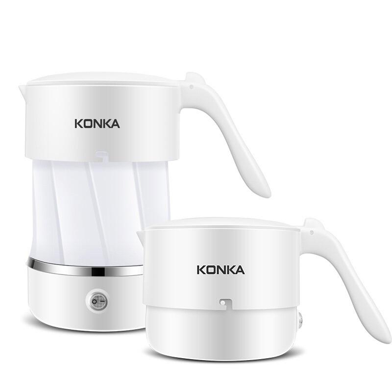 Ấm siêu tốc gấp gọn 0.5L công suất 680W, có thể gấp gọn mang đi du lịch, nguồn 110-220v tùy chỉnh, kèm 1 cục chuyển đổi mọi tiêu chuẩn trên toàn thế giới.