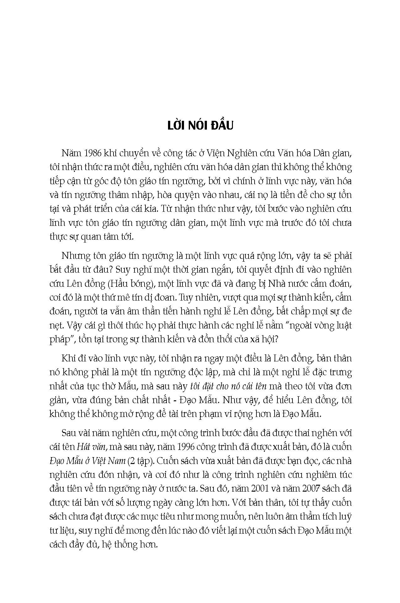 ĐẠO MẪU VIỆT NAM (Bìa cứng) - GS.TS. Ngô Đức Thịnh