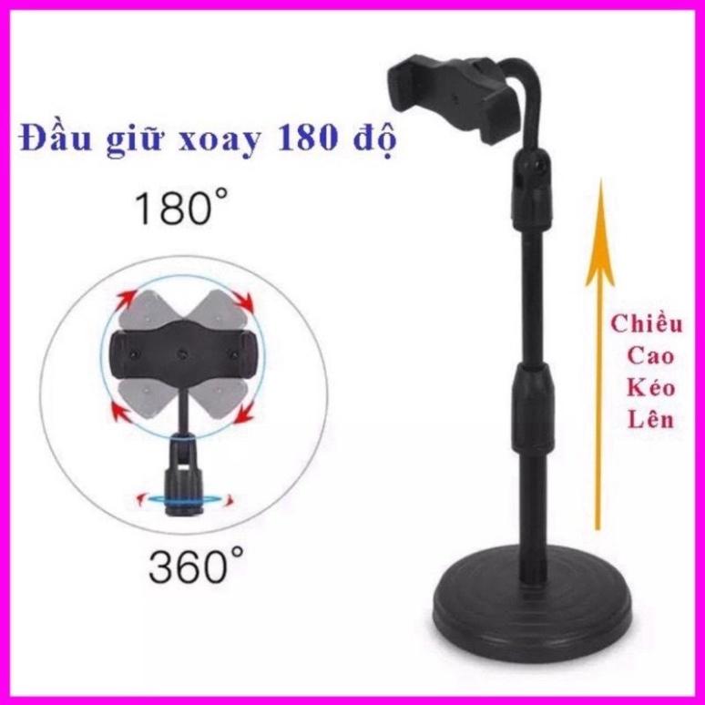 {Loại 1}Giá đỡ điện thoại học trực tuyến, livestream xoay 360* GDTA