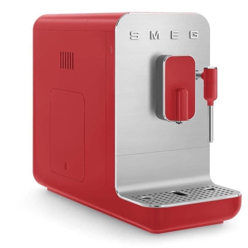 Máy Pha Cà Phê Tự Động Smeg BCC02RDMEU Red, Smeg Coffee Maker, Máy Pha Cafe, Espresso, Cappuccino, Smeg Coffee Machine - Đỏ