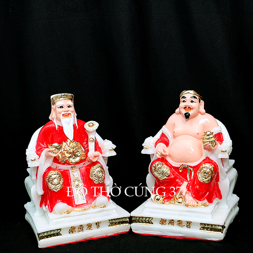 TƯỢNG THẦN TÀI THỔ ĐỊA MÀU ĐỎ - MS 31