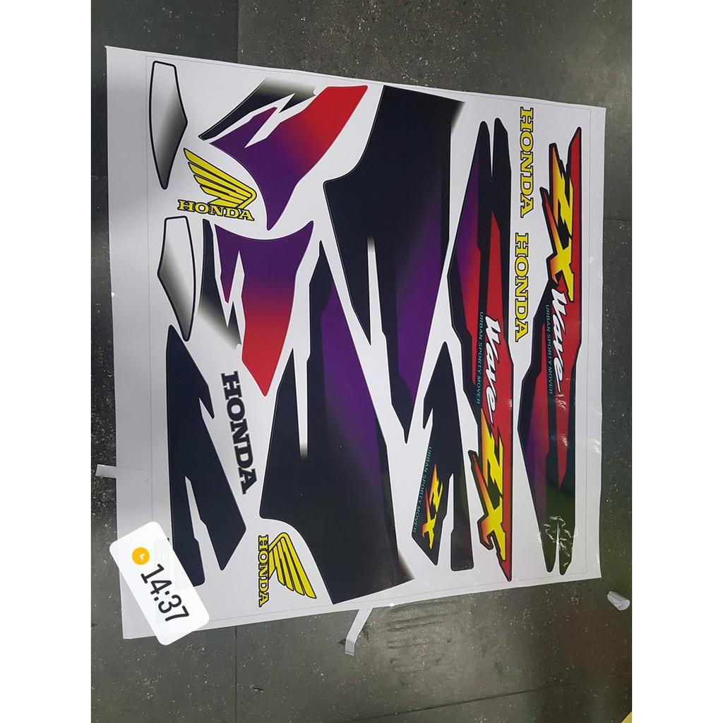Tem Wawe ZX Trắng đen rời