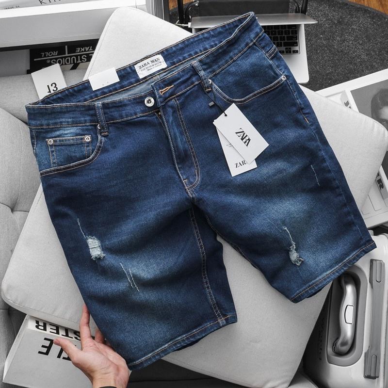 Quần short jean nam xuất xịn 4 màu chất bò đẹp