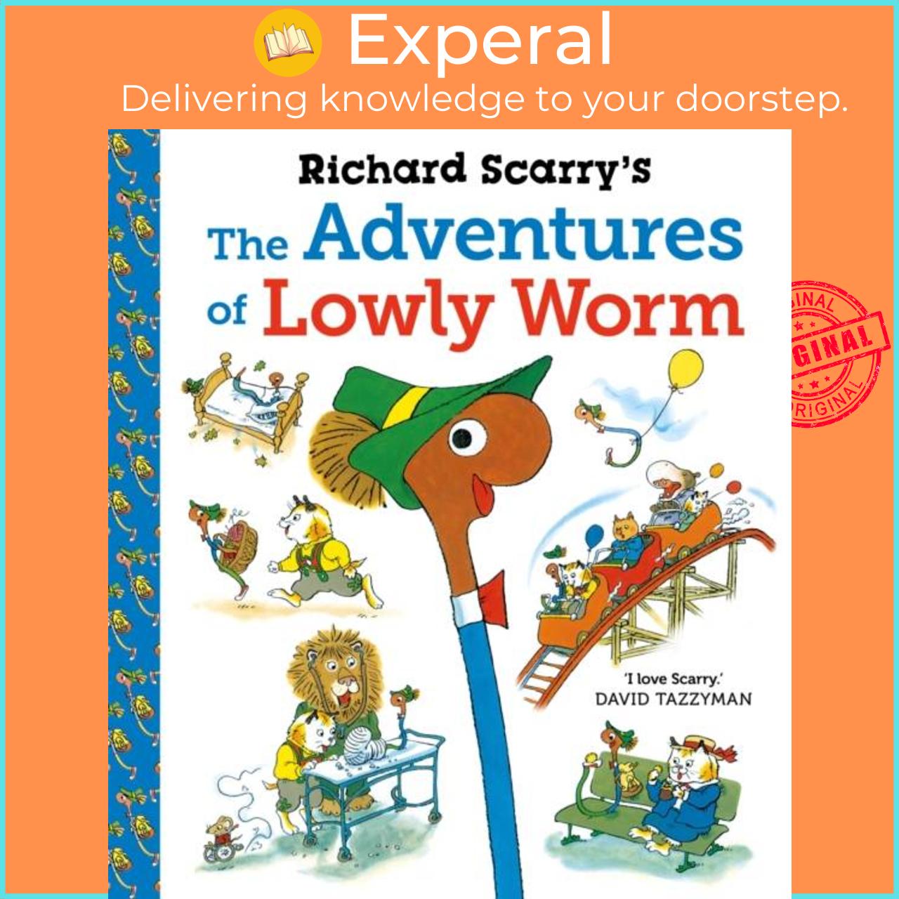 Sách - Richard Scarry's The Adventures of Lowly Worm by Richard Scarry (UK edition, paperback)