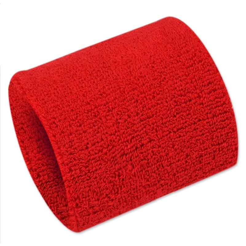 1pc Cotton Wristband Sport Sweatband Hand Band Sweat Wrist Protector Wristband Running Basketball Volleyball Tennis Wrist Brace