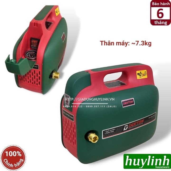 Máy xịt rửa xe cao áp Dekton CWR2300FB - 2300W - Có thùng đựng - Hàng chính hãng - Motor cảm ứng từ lõi đồng 100%