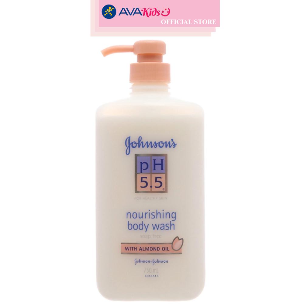 Sữa tắm Johnson's pH 5.5 dưỡng thể hương dịu nhẹ 750 ml