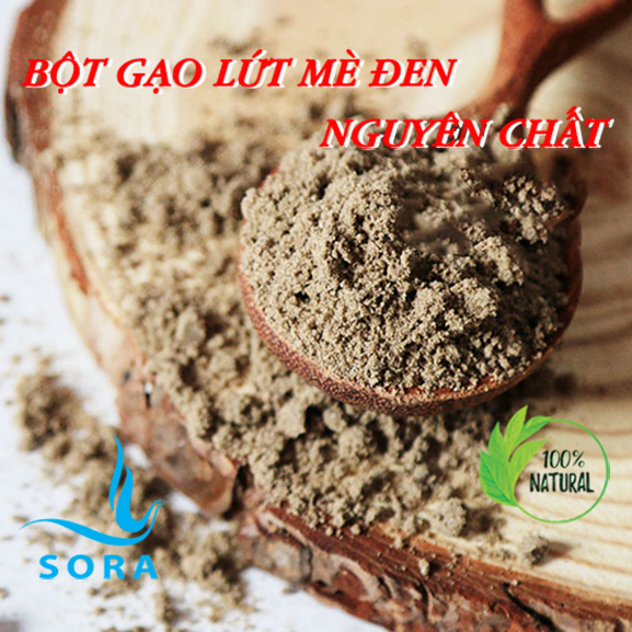 Sora Bột gạo lứt mè đen nguyên chất