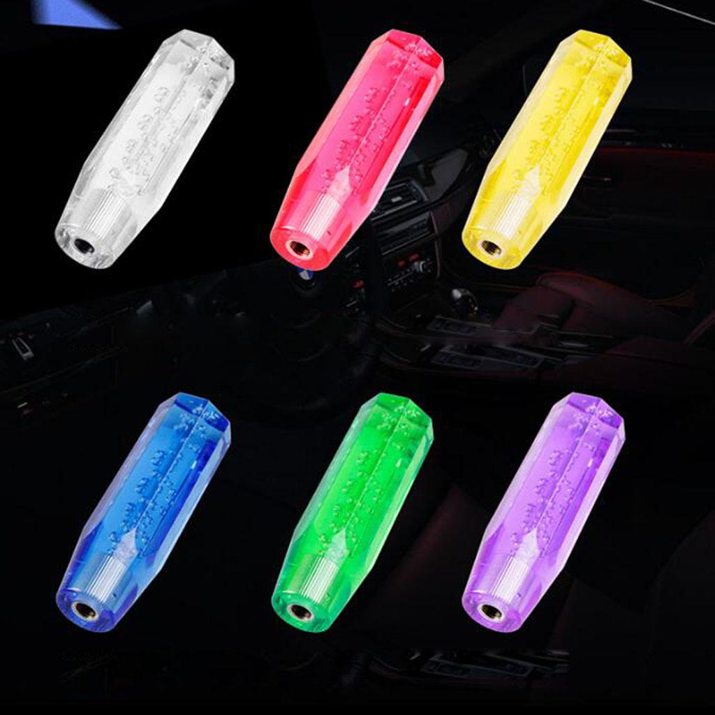Octagon Air Bubble Gear Shift Knob Transparent Shift Knob Manual Fitment