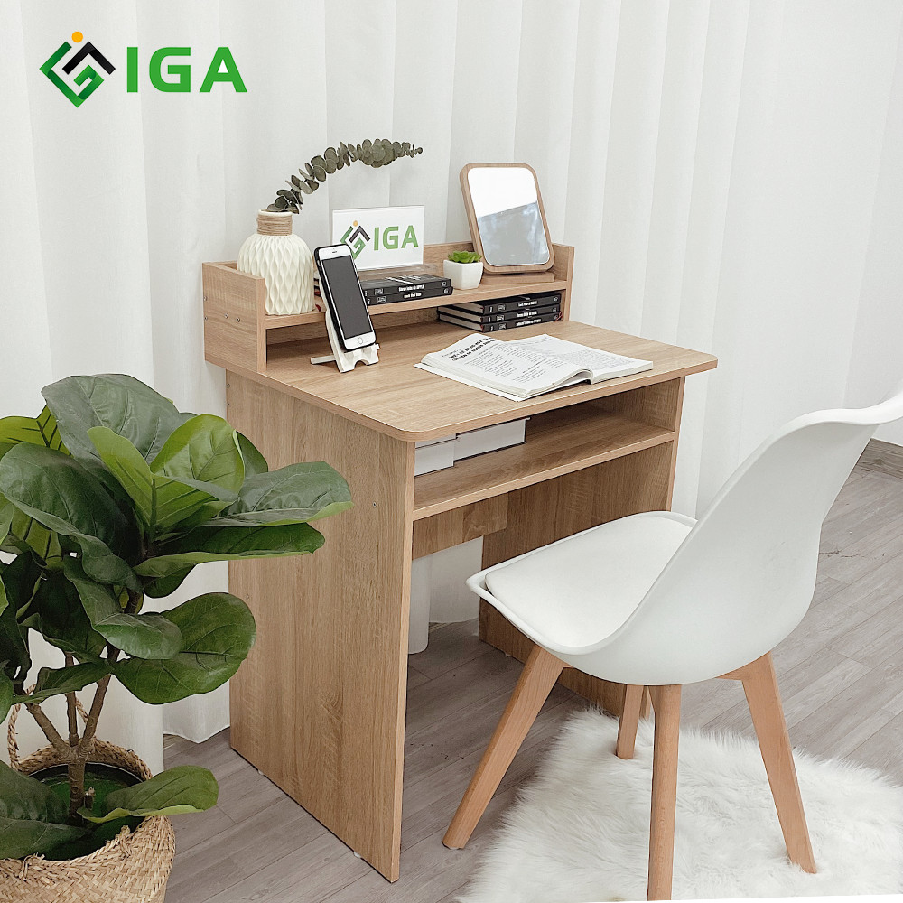 Bàn Học Thông Minh IGA S Table Kết Hợp Kệ Sách Tiết Kiệm Diện Tích - GP119