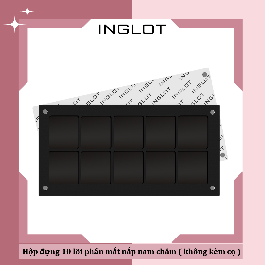 Hộp đựng 10 lõi phấn mắt Freedom System Palette Eye Shadow &quot;10&quot; Inglot