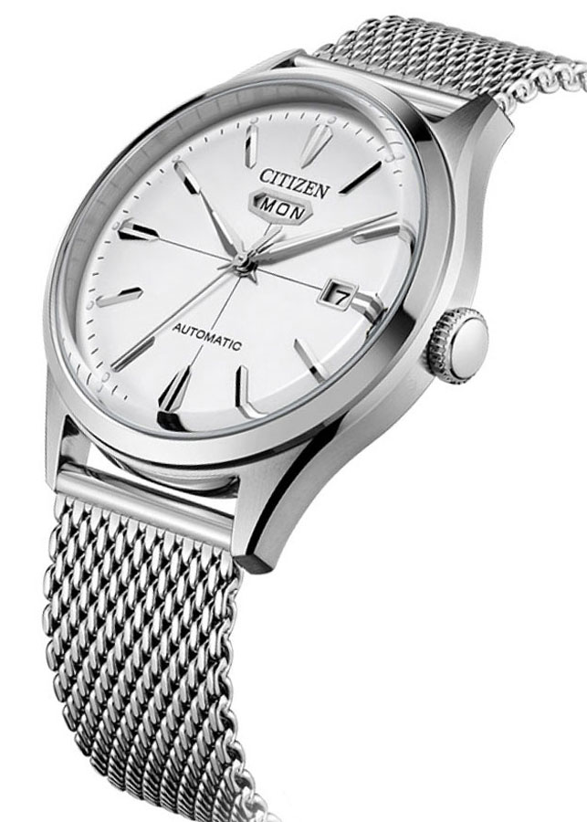 Đồng Hồ Citizen C7 Dây Thép Không Gỉ NH8390-89A - Mặt Trắng