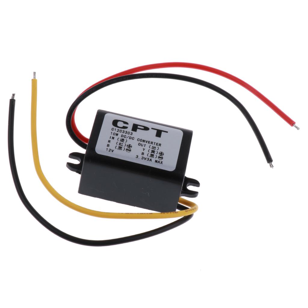2x Car Power Converter 12V to 3.3V/3A Voltage Module Power Supply