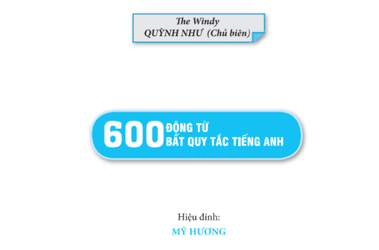 600 động từ bất quy tắc trong tiếng Anh