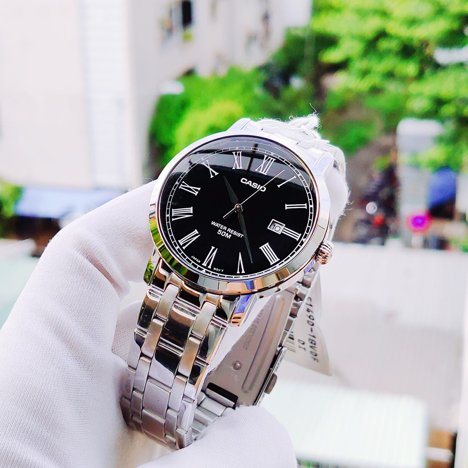 Đồng Hồ Nam Casio MTP-E149D-1BVDF Dây Kim Loại - Mặt Số La Mã Cổ Điển