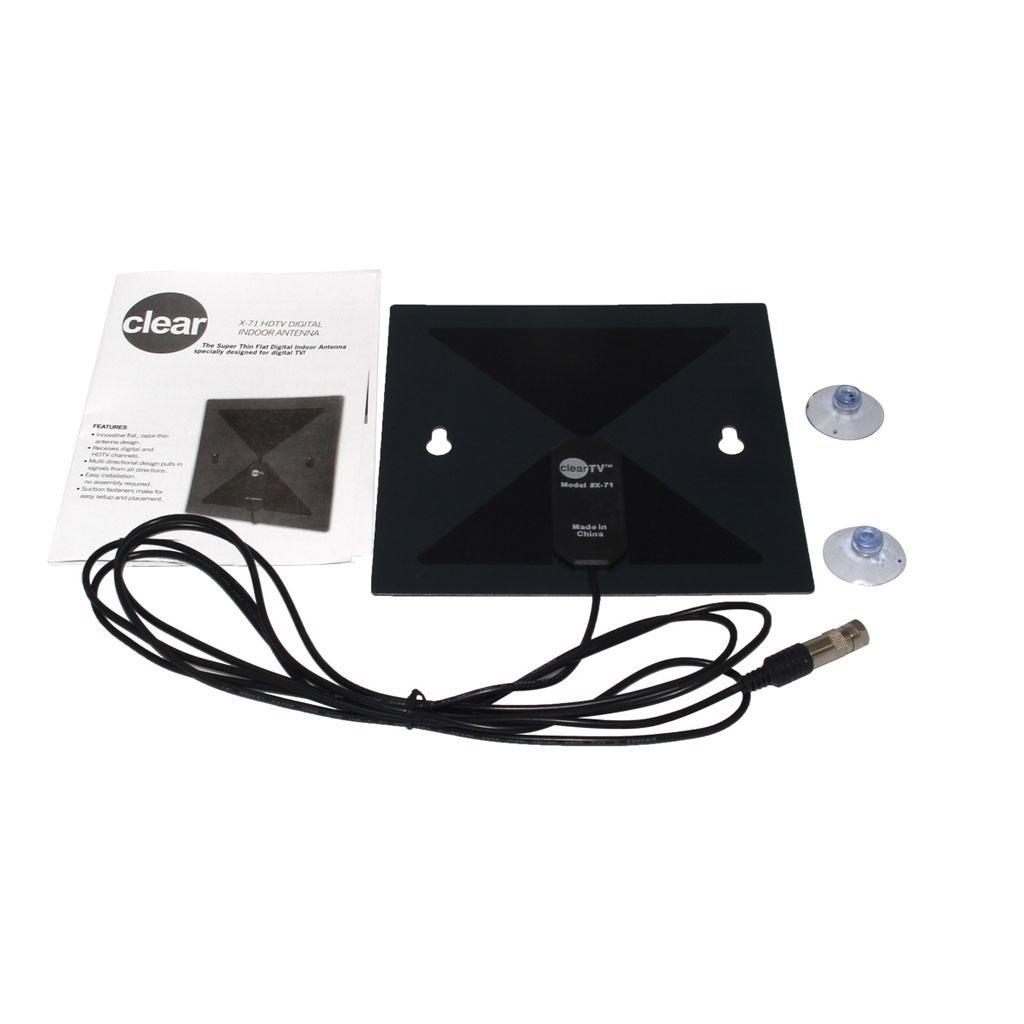 X-71 Clear TV HD Digital Antenna As on TV Indoor Antenna HDTV Improved Model