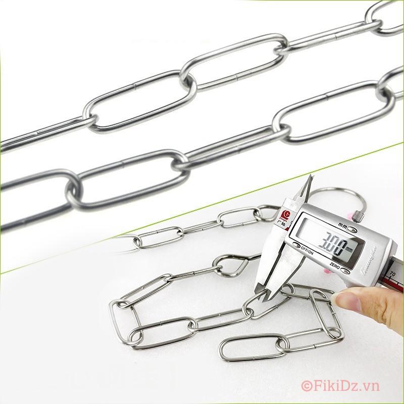 Móc treo quần áo inox tiết kiệm 90% độ dài thanh treo