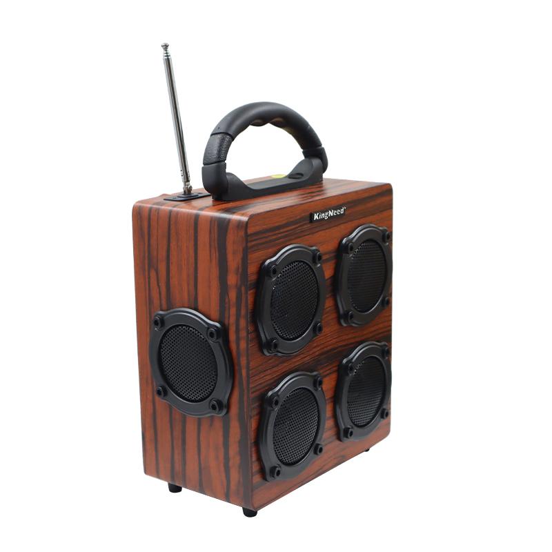 Gỗ không dây bluetooth âm thanh đầy đủ loa loa siêu trầm tại nhà di động điện thoại di động máy tính bluetooth loa nhỏ màu