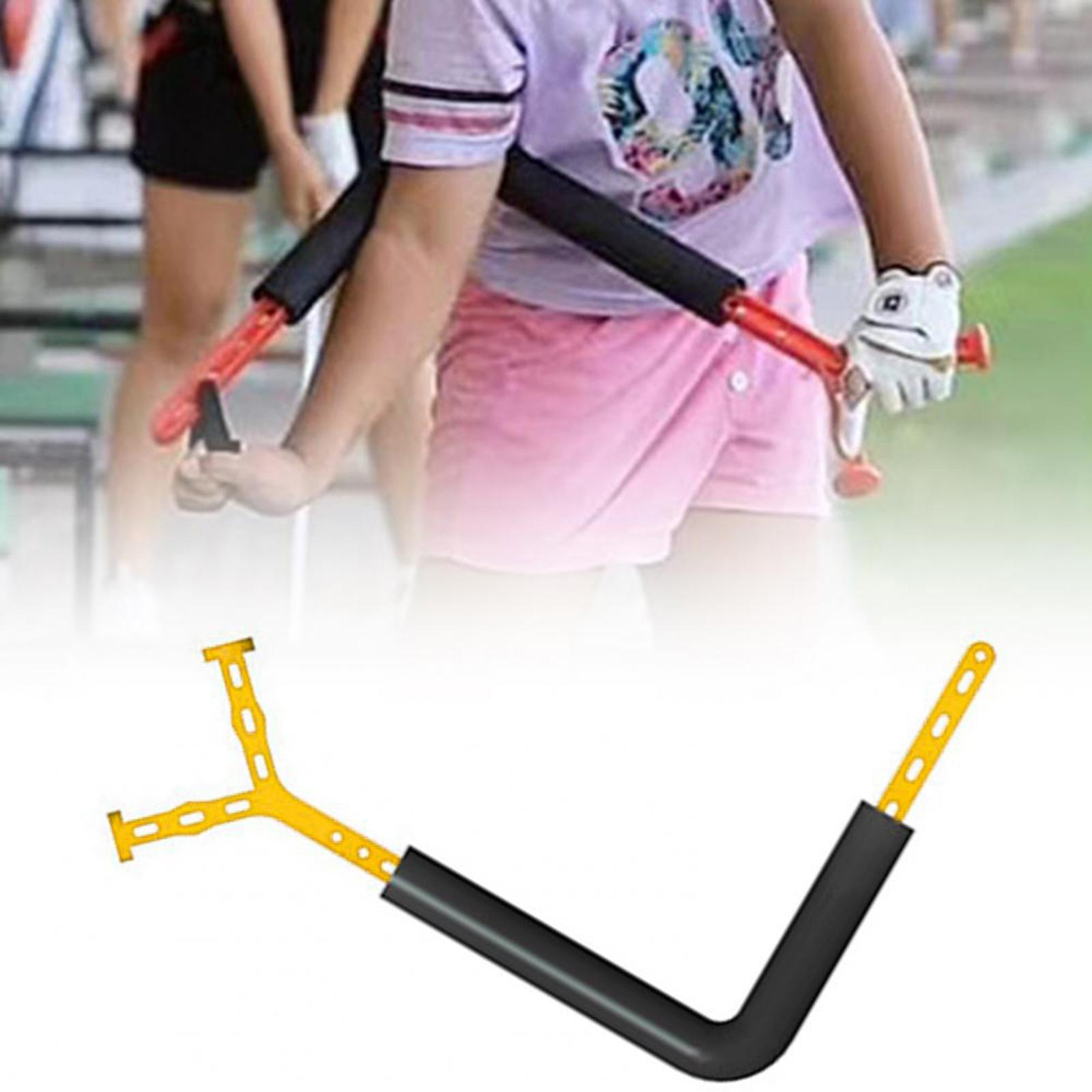 Golf Swing Trainer Training Aid Swing Posture Trainer Golf Arm Wrist Gesture Practice Corrector Guide for Strength Flexibility and Tempo Training