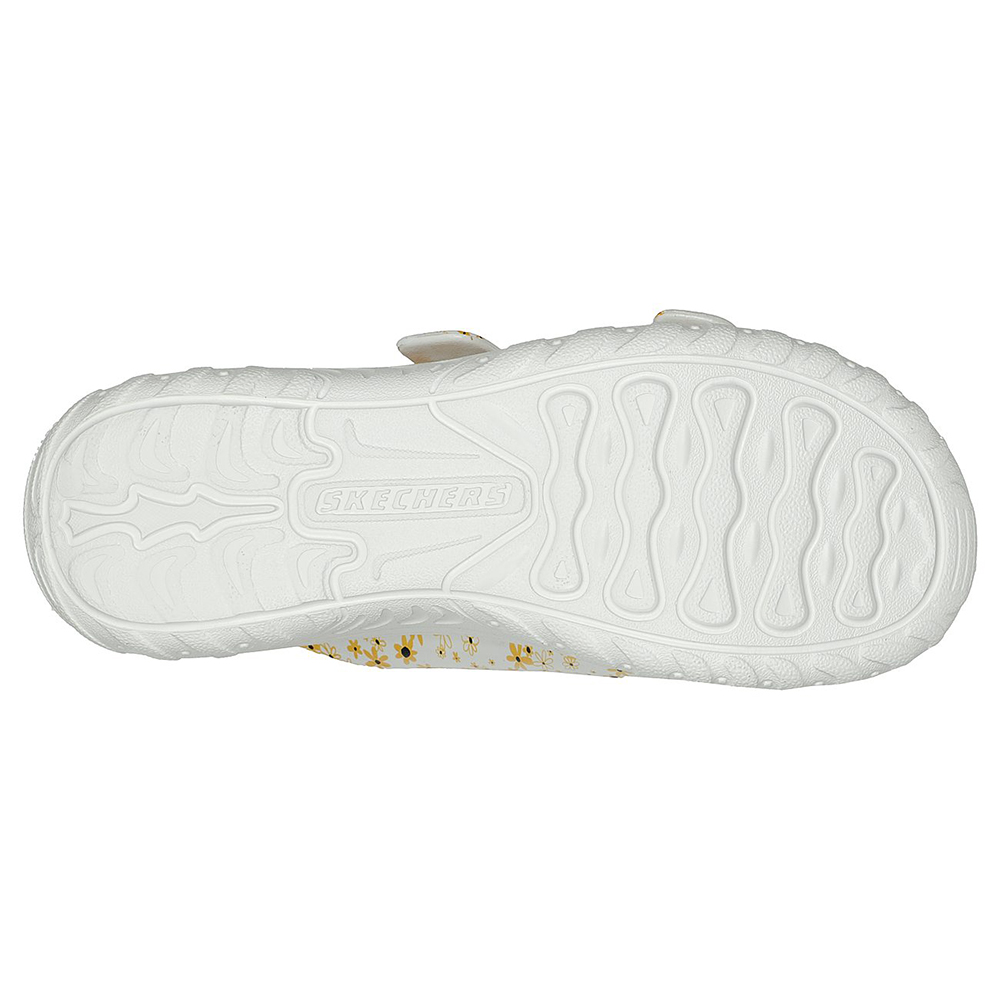 Skechers Nữ Dép Quai Ngang Foamies Reggae Summer Paradsie - 111174-WHT