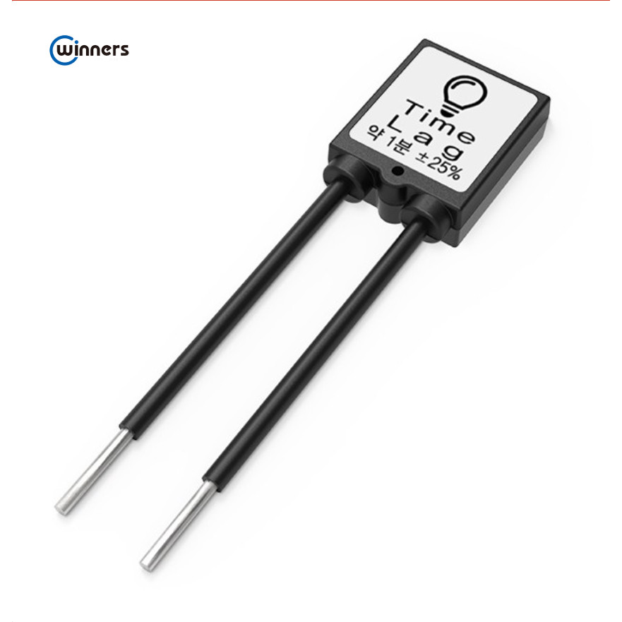 Bộ Tạo Trễ Tắt Thiết Bị Điện 01 phút Timelag Winners ETM-04A sản xuất tại Hàn Quốc, chất liệu nhựa chống cháy, sử dụng điện 220VAC kích thước nhỏ gọn có thể đặt bên trong các đế âm tường tại Việt Nam