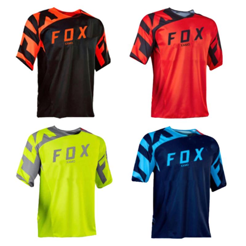 2023 Foxxamo Đi Xe Đạp Jersey MTB Xe Đạp Xuống Dốc Maillot Xe Máy Đua Dã Ngoại Nam Xe Đạp Đi Xe Đạp Phù Hợp Với Color: 2 Size: XXS