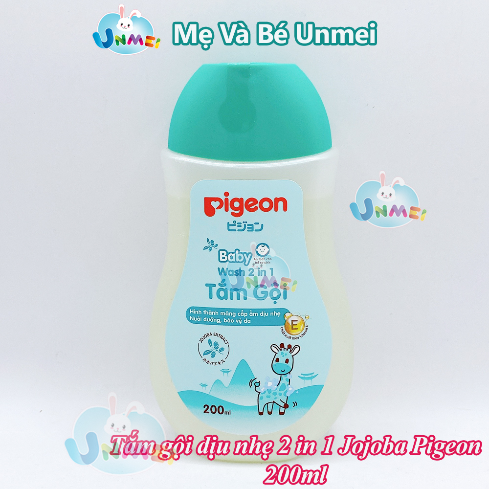 Tắm gội dịu nhẹ Pigeon Hương Jojoba 200ml/700ml