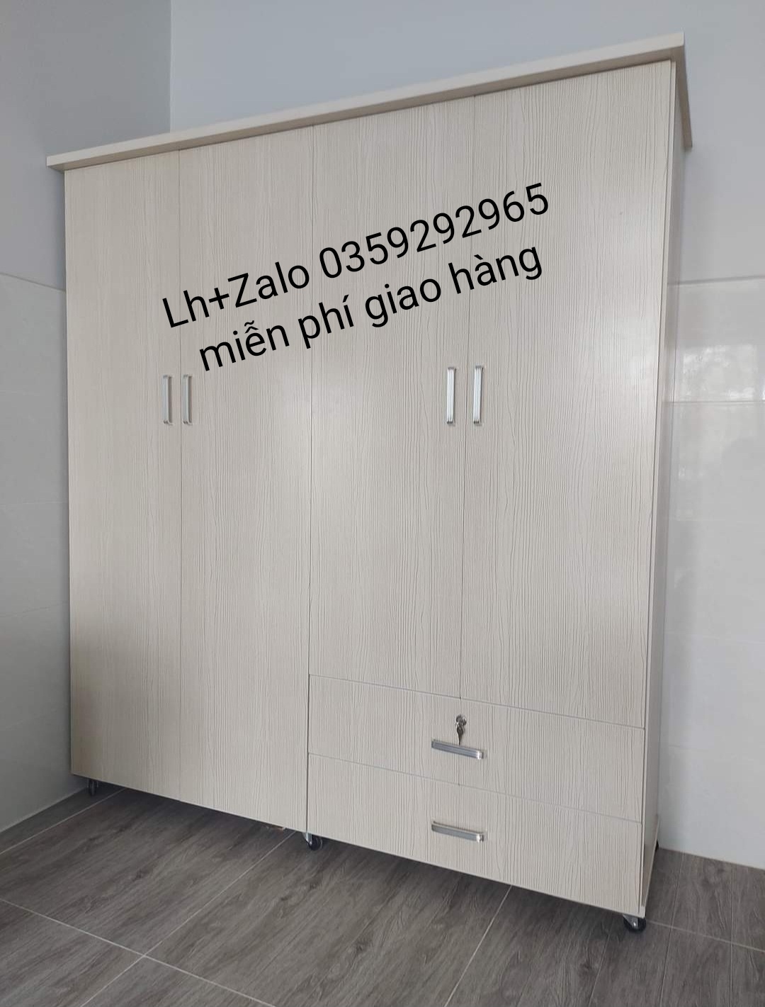 Tủ nhựa đài Loan 4 cánh