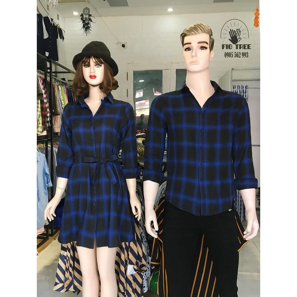 COUPLE  SỌC CARO XANH MÃ 149A