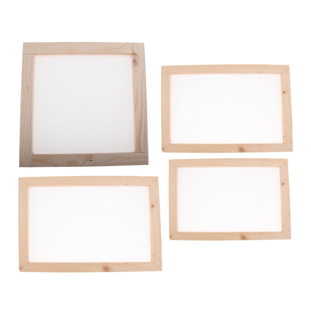 Màn Hình Khung Giấy Làm Bằng Gỗ Cho Thủ Công Giấy DIY
