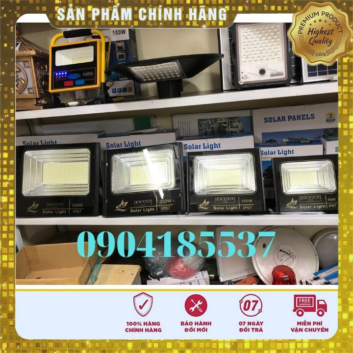 Đèn pha báo pin năng lượng mặt trời 300W,200W,100W,60W ngoài trời, sân vườn siêu bền