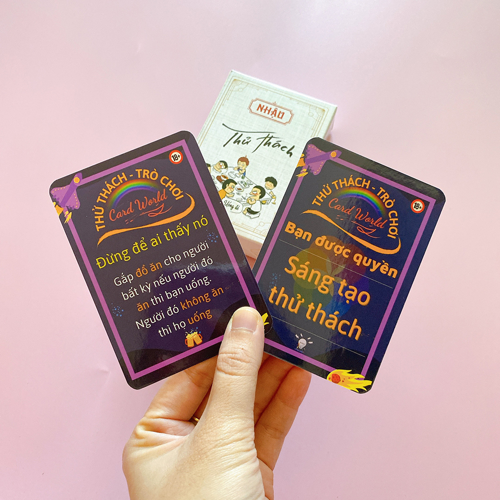 Bộ Bài Thử Thách 59 Lá Drinking Game Trên Bàn Nhậu Uống Rượu Bia Tụ Tập Cùng Hội Bạn Bè Crush Hot Trend 2022