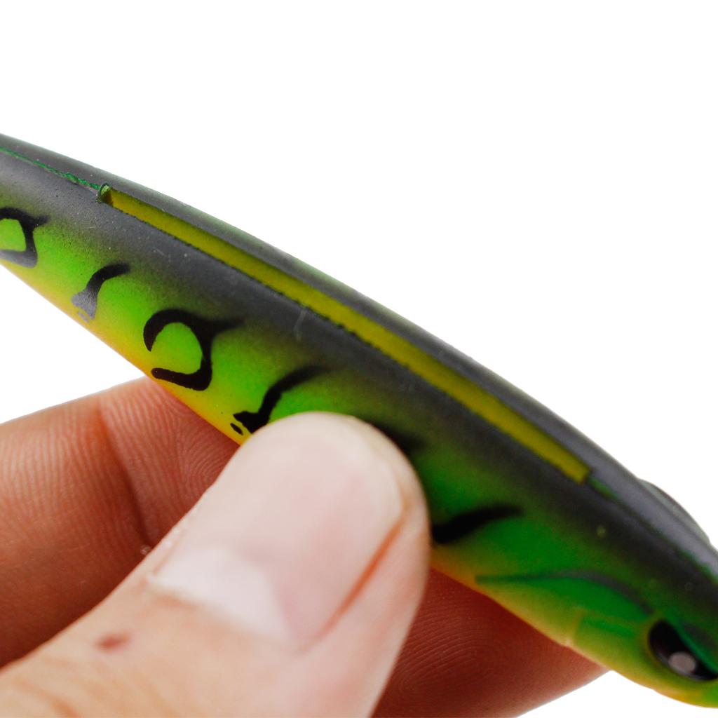 5 Pieces Artificial Baits Soft Fishing Lures Simulation Swimbaits No Hook