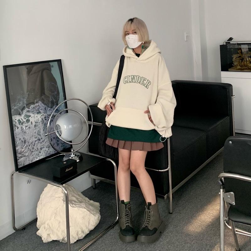 Áo Hoodie Cinder Unisex Limited , Áo Hoodie Nam Nữ Form Rộng - Local Brand